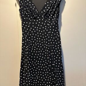Black Label by Evan-Picone Polka Dot Dress